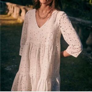 Sezane eyelet dress